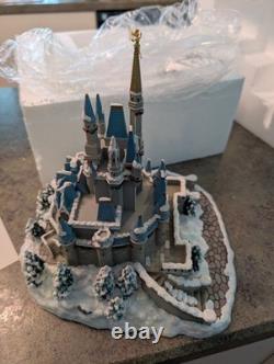 Disney Village WDW Light-Up Cinderella Castle w Tinkerbell BRAND NEW IN BOX