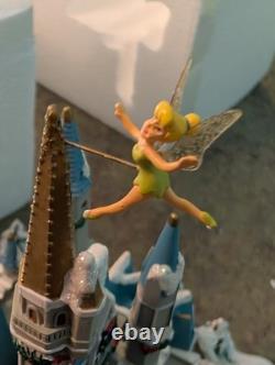 Disney Village WDW Light-Up Cinderella Castle w Tinkerbell BRAND NEW IN BOX