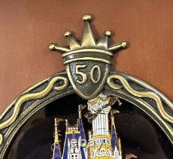 Disney WDW HAPPIEST CELEBRATION ON EARTH Cinderella Castle Super Jumbo Pin LE