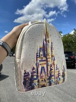 Disney World 50th Anniversary Cinderella Castle Collection Loungefly Backpack