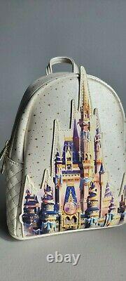Disney World 50th Anniversary Cinderella Castle Loungefly Backpack