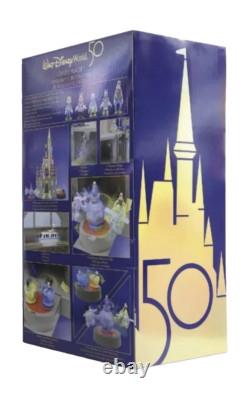 Disney World Parks 50th Anniversary Cinderella Castle Playset 23 Lights Sounds