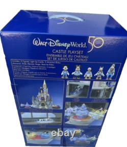 Disney World Parks 50th Anniversary Cinderella Castle Playset 23 Lights Sounds