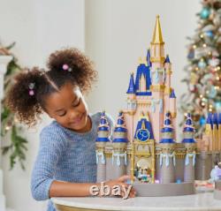 Disney World Parks 50th Anniversary Cinderella Castle Playset 23 Lights Sounds