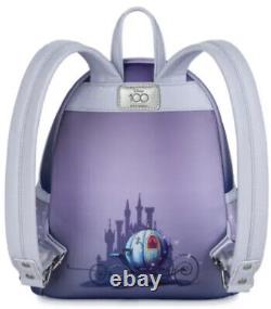 Disney World Parks Cinderella Loungefly Backpack Decades Disney100 New 100th 100