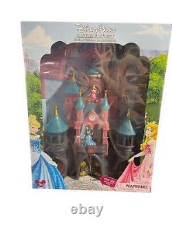 Disney World Parks Cinderella Sleeping Beauty Princess Pink Castle Play Set