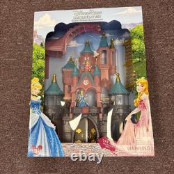 Disney World Parks Store Cinderella Sleeping Beauty Princess Castle Play Set NIB