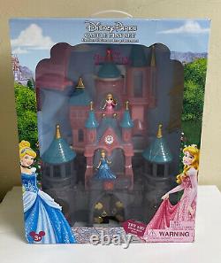 Disney World Parks Store Cinderella Sleeping Beauty Princess Castle Play Set NIB