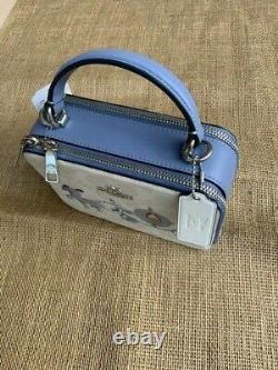 Disney X COACH Box Crossbody Signature Canvas with Cinderella Sold Out NWT