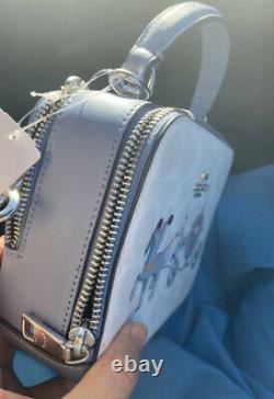 Disney X Coach Cinderella Crossbody Box Bag Purse Top Handle NWT InHand
