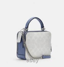 Disney X Coach Cinderella Crossbody Box Bag Purse Top Handle NWT InHand