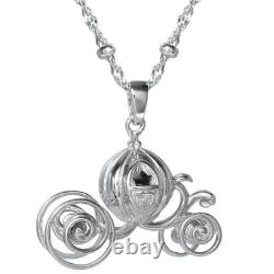 Disney X RockLove NEW'Cinderella' Fairy Godmother Pumpkin Carriage Necklace