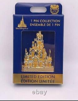 Disney's 50th Anniversary Cinderella Castle Pin Limited Only 3000 Produced