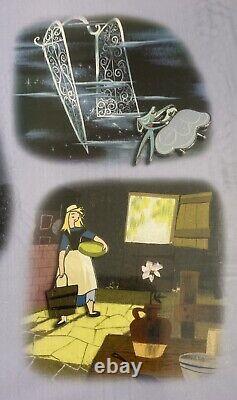 Disney's Cinderella Framed 5 Pin Set With Mary Blair Art Limited Edition of 3600