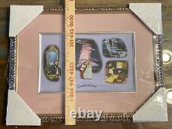 Disney's Cinderella Framed 5 Pin Set With Mary Blair Art Limited Edition of 3600