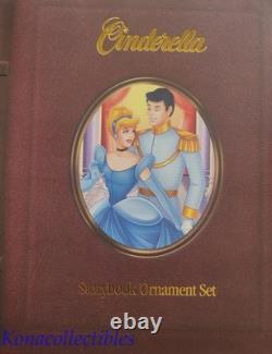 Disney's Cinderella Storybook Ornament Set New! 29450 Bride, Ballgown