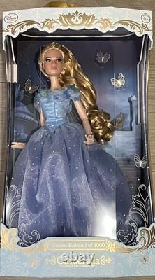 Disney's live action Cinderella Limited Edition Cinderella Doll Lily James NIB