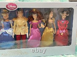 Disney store Cinderella Deluxe Gift Doll Set 2012 NEW & RARE
