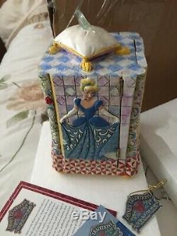 Disney tradition'cinderella jewellery box' Rare, Jim Shore, Showcase Enesco