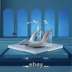Disney x Aldo GlassSlipper Cinderella Multi Size Clear NEW IN BOX 100% Authentic