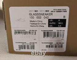 Disney x Aldo Glasssneaker Cinderella Sz 8US 38.5Euro White NEW IN BOX Authentic
