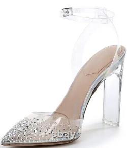 Disney x Aldo Striketwelve Cinderella Multi Sizes Clear NEW IN BOX Authentic