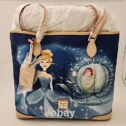 Dooney & Bourke Cinderella Dream Big Princess Leather Shopper Tote Purse Disney