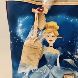 Dooney & Bourke Cinderella Dream Big Princess Leather Shopper Tote Purse Disney