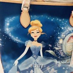 Dooney & Bourke Cinderella Dream Big Princess Leather Shopper Tote Purse Disney