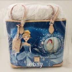 Dooney & Bourke Cinderella Dream Big Princess Leather Shopper Tote Purse Disney