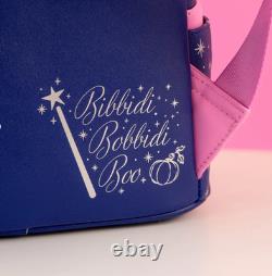 EXCLUSIVE Loungefly Disney Cinderella Fairy Godmother Backpack Wallet 2PC SET
