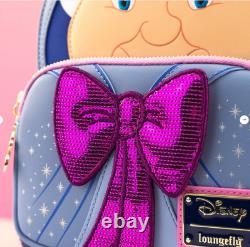 EXCLUSIVE Loungefly Disney Cinderella Fairy Godmother Cosplay Backpack NWT GRAIL