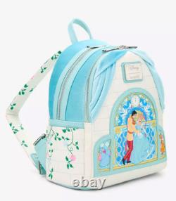 EXCLUSIVE Loungefly Disney Cinderella Stained Glass Portrait Backpack Wallet NWT