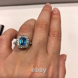 Enchanted Disney Cinderella London Topaz Ring Excellent Emerald Engagement Rings