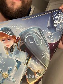 Exclusive Disney Lorcana Challenge Foil Cinderella Stouthearted Playmat