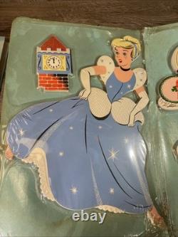 Factory Sealed Vintage 1951 Disney Cinderella Fairytale Pin-Ups Dolly Toy Co
