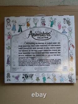 First Issue 2015 Disney Store Mini Animator Collection 5 Dolls Playset Gift Set