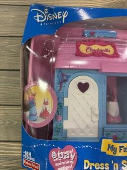 Fisher-Price Disney My First Princess Dress'n Spin Cinderella Playset New