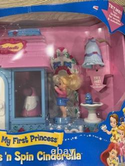 Fisher-Price Disney My First Princess Dress'n Spin Cinderella Playset New