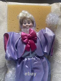 Franklin Heirloom Dolls Disney Cinderella Fairy Godmother with a stand