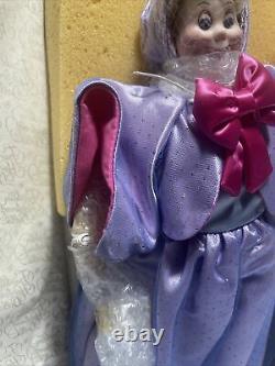 Franklin Heirloom Dolls Disney Cinderella Fairy Godmother with a stand