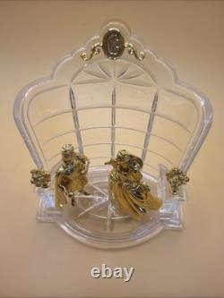 Franklin Mint Cinderella Crystal Throne Prince Charming Figurine NEW No Box