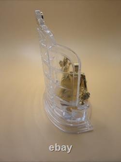 Franklin Mint Cinderella Crystal Throne Prince Charming Figurine NEW No Box