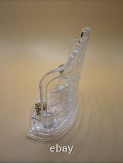 Franklin Mint Cinderella Crystal Throne Prince Charming Figurine NEW No Box