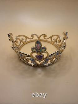 Franklin Mint Cinderella's Magic Tiara 24K Gold Plated Crystal NEW NoBox Pillow