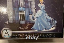 Happy Kuji Disney 100 Prize A Cinderella Castle Cinderella Figure Set 2023 NEW