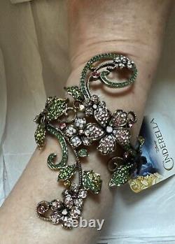 Heidi Daus Cinderella DISNEY Collection Cuff Bracelet NWT