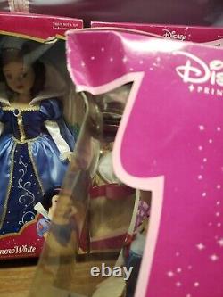 Huge Estate Lot NIB Disney Porcelain Keepsake Doll Snow White Cinderella Barbie