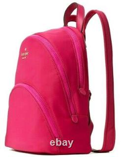 IGNORE Karissa Magenta Nylon Medium Backpack Pink WKRU6586 NWT $279 MSRP FS