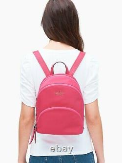 IGNORE Karissa Magenta Nylon Medium Backpack Pink WKRU6586 NWT $279 MSRP FS